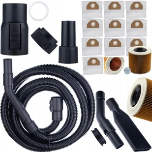 ZESTAW 10XWORKI FILTR DO ODKURZACZA KARCHER SE4001 WD3+WĄŻ SSĄCY WD2 WD6 4M - Filtry do odkurzaczy - miniaturka - grafika 1