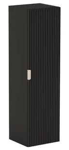 Czarna ryflowana szafka łazienkowa ścienna G0-A98 - Szafki łazienkowe Czarna ryflowana szafka łazienkowa ścienna G0-A98 - Szafki łazienkowe - miniaturka - grafika 1