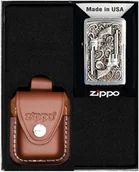 Trafika - Zestaw Zippo Zapalniczka Revolver Emblem Prezentowy No4 - miniaturka - grafika 1