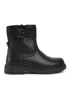Geox Kozaki J Eclair G. B J049QB 000BC C9999 M Czarny - Buty dla dziewczynek - miniaturka - grafika 1