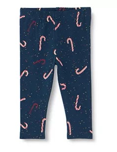 Noa Noa miniature Baby Girls FrankieNNM legginsy z nadrukiem, niebieskie/czerwone, 74/9M - Legginsy - miniaturka - grafika 1