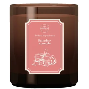 Aroma Home Domowy Zielnik Świeca Rabarbar Pomelo 160 g - Świece - miniaturka - grafika 1