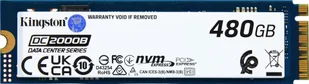 Dysk serwerowy Kingston DC2000B 480GB PCI-E x4 Gen 4 NVMe SEDC2000BM8/480G - Dyski serwerowe - miniaturka - grafika 1