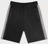Spodenki damskie - SPORTOWE SPODENKI MĘSKIE CZARNE (8K281-3) - J.STYLE - miniaturka - grafika 1