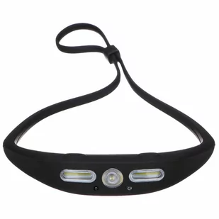 Sixtol Latarka czołowa z gumowym paskiem i czujnikiem HEADLAMP SENSOR 1, 160 lm, XPG LED, COB, USB - Akcesoria motoryzacyjne - miniaturka - grafika 1