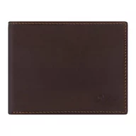Portfele - Portfel skórzany w kolorze brązowym EM 35 - EM Men's Accessories - miniaturka - grafika 1