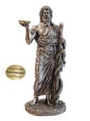 Figurki dekoracyjne - FIGURKA ASKLEPIOSA GRECKI BÓG MEDYCYNY ESKULAP DLA LEKARZA VERONESE - miniaturka - grafika 1