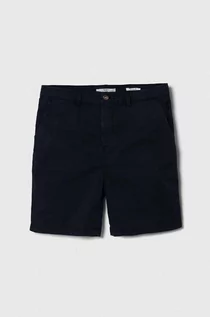 Spodnie i spodenki dla chłopców - Pepe Jeans szorty dziecięce THEODORE SHORT kolor granatowy regulowana talia - grafika 1