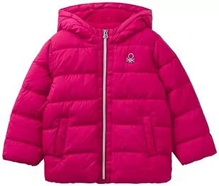 United Colors of Benetton Kurtka Dziewczynki i dziewczęta, Rosso Magenta 2e8, S - Kurtki i płaszcze dla dziewczynek - miniaturka - grafika 1
