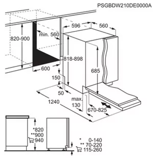 Zmywarka Zmywarka do zabudowy AEG FSK94858P - Zmywarki do zabudowy - miniaturka - grafika 9