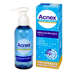 Acnex Emulsja myjąca z olejkiem z drzewa herbacianego 140ml Farmina - Kosmetyki do mycia twarzy - miniaturka - grafika 1