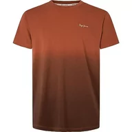 Koszulki męskie - Pepe Jeans Kenneth Ss koszulka męska, Brązowy (rzeźba), M - miniaturka - grafika 1