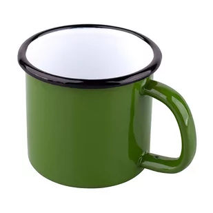 Lumarko Kubek Emaliowany 0,3l Śr.8cm Wys.8cm Zielony - Kubki - miniaturka - grafika 3