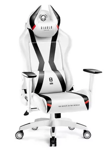 Diablo Chairs X-Horn 2.0 XL biało-czarny - Fotele gamingowe - miniaturka - grafika 1