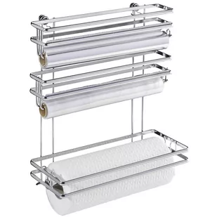 Wenko Uchwyt na rolki kuchenne TRIO STYLE 3w1 B06XY35NX7 - Pozostałe akcesoria kuchenne - miniaturka - grafika 2