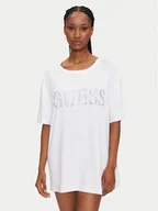 Koszulki i topy damskie - Guess T-Shirt E5GI07 K68D2 Biały Regular Fit - miniaturka - grafika 1