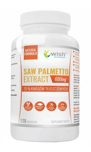 WISH WISH Saw Palmetto Extract 600mg 120caps - Boostery testosteronu - miniaturka - grafika 2