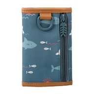 Zestawy naczyń dla dzieci - Fresk Portfel na rzep Shark - miniaturka - grafika 1