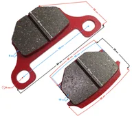Części motocyklowe - Klocki hamulcowe przednie do motoroweru Fighter 1 - miniaturka - grafika 1