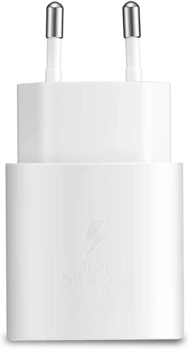 Ładowarka sieciowa USB-C biała 25W szybkie ładowanie zasilacz kompaktowy