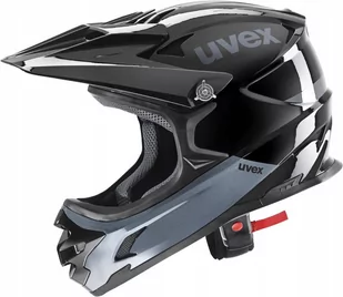 UVEX HLMT 10 Bike Helmet, czarny/szary 56-58cm 2022 Kaski Fullface i Downhill S4108210402 - Kaski rowerowe - miniaturka - grafika 1