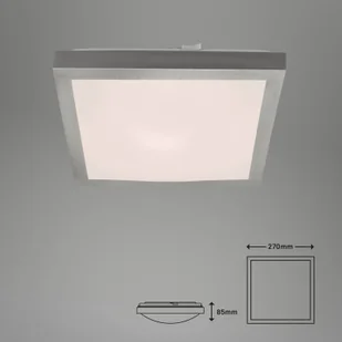 Lampa sufitowa LED Fledo, 3 000 K, nikiel/biała - Lampy sufitowe - miniaturka - grafika 2