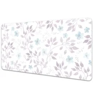 Podkładki na biurko - Mata ochronna na biurko Gałązki z liśćmi 90x45 cm - miniaturka - grafika 1