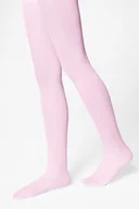 Rajstopy dziecięce - Rajstopy 60 DEN dla dziewczynek Wygodne i trwałe pończochy z mikrofibry Różowe 110/116 - miniaturka - grafika 1