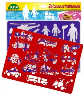 Lena-Toys, szablony Pojazdy - Chodziki - miniaturka - grafika 1