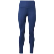 Legginsy - Damskie Legginsy REEBOK TS LUX PERFORM HR TIGHT H49051 – Granatowy - miniaturka - grafika 1