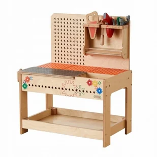 MASTERKIDZ Drewniany Warsztat Montessori STEM z Narzędziami - Mały majsterkowicz - miniaturka - grafika 1
