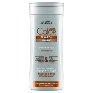 Joanna Ultra Color System Szampon do włosów brązowych i kasztanowych 200ml - Szampony do włosów - miniaturka - grafika 2