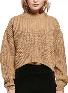 Urban Classics Damski sweter oversize, beżowy unionowy, XS - Swetry damskie - miniaturka - grafika 1