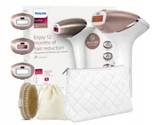Depilatory i golarki damskie - Zestaw Bezprzewodowy Depilator Philips Lumea BRI955 3 Nasadki Szczotka - miniaturka - grafika 1