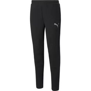 Spodnie dresowe męskie Puma EVOSTRIPE czarne 58942601-S - Dresy męskie - miniaturka - grafika 1