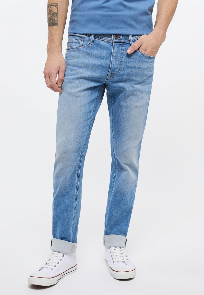 Mustang Oregon Tapered Męskie Spodnie Jeansowe 1013682 5000 583-W34 L34