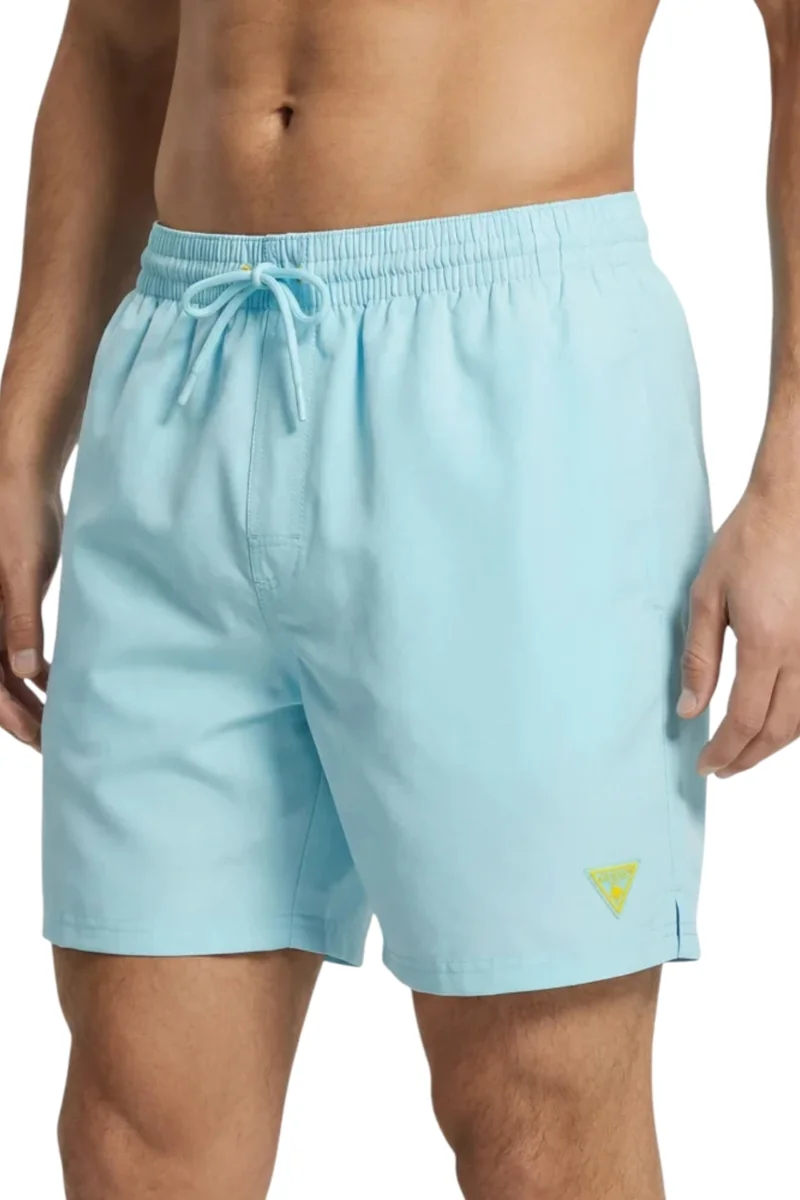 GUESS Błękitne męskie kapielówki New Basic XXL