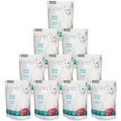 Mokra karma dla kotów - DOLINA NOTECI Piper dla kota z tuńczykiem 10x100g (saszetka) - miniaturka - grafika 1