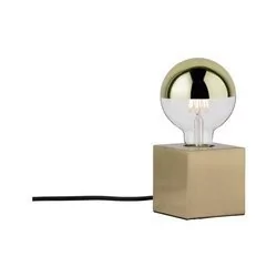 Paulmann Lampa stolikowa loftowa DILJA E27 mosiądz 79728 79728 - Lampy stojące - miniaturka - grafika 1
