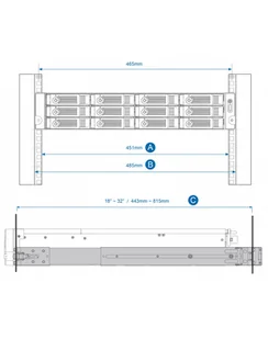 QNAP Rack Slide Rail Kit for TVS-471U & other 2U series models RAIL-B02 - Pozostałe akcesoria sieciowe - miniaturka - grafika 8