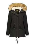 Kurtki damskie - Maison Montaigne Parka "Ampumai" w kolorze czarnym - miniaturka - grafika 1