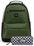 Plecaki - Zestaw Vans plecak Startle pine forest + piórnik Old Skool Pencil Pouch - black / white - miniaturka - grafika 1