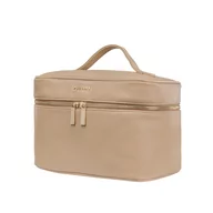 Kosmetyczki, organizery i kuferki - Kosmetyczka PUCCINI FASHION COLLECTION QML002 6A Beżowa - miniaturka - grafika 1