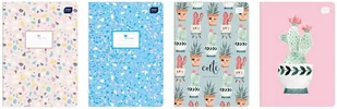 Inter-druk Zeszyt A5/32K kolorowa linia UV TrendsGirls(10szt) - Zeszyty szkolne - miniaturka - grafika 1