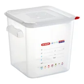 Pojemniki kuchenne - Pojemnik na produkty z polipropylenu z uchwytami 235x235x230 mm, 8 l ARAVEN, 11854 - miniaturka - grafika 1