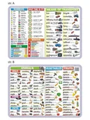 Podkładki na biurko - Nieprzypisany Podkładka edukacyjna Numbers what time is it$401 days months means of transport VISA003 - miniaturka - grafika 1