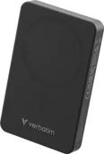 Powerbanki - Verbatim Charge n Go Essentials 10000mAh Magnetic Wireless 20 W Czarny - miniaturka - grafika 1