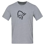 Koszulki sportowe męskie - Koszulka męska Norrona 29 cotton viking T-shirt Rozmiar: L / Kolor: szary - miniaturka - grafika 1