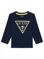 Bluzy dla chłopców - Guess Bluzka L84I29 K8HM0 Granatowy Regular Fit - miniaturka - grafika 1