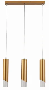Hardin - lampa wisząca 3 płomienna złoty malowany 342303-09 - Lampy sufitowe - miniaturka - grafika 1